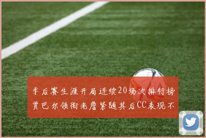 季后赛生涯开局连续20场次排行榜贾巴尔领衔老詹紧随其后CC表现不俗
